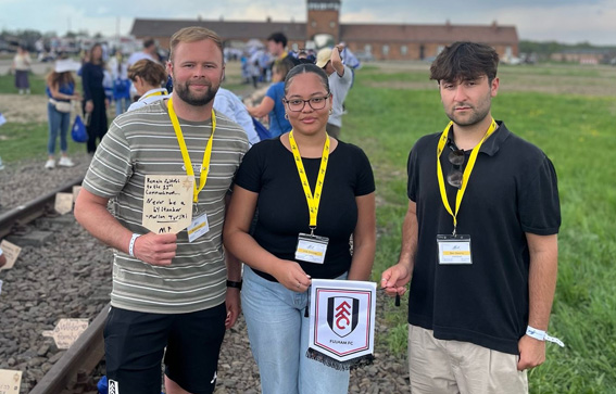 Football Unites for Holocaust education journey